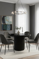 Hospitality furniture - Pillar Base Marble Dining Table - www.oroatrade.com