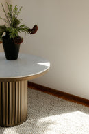 Hospitality furniture - Pillar Base Marble Dining Table - www.oroatrade.com