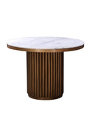 Hospitality furniture - Pillar Base Marble Dining Table - www.oroatrade.com