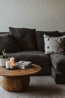 Natural Acacia Round Coffee Table | Novi Living Bradbury | Oroa.com