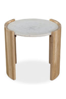 Contract furniture - White Oak Round Side Table - www.oroatrade.com
