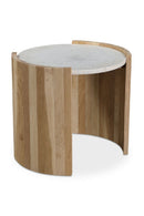 Contract furniture - White Oak Round Side Table - www.oroatrade.com