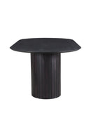 Contract furniture - Black Acacia Wood Dining Table - www.oroatrade.com