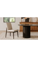Contract furniture - Black Acacia Wood Dining Table - www.oroatrade.com