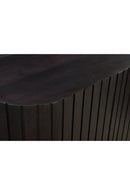 Contract furniture - Black Acacia 4-Door Sideboard - www.oroatrade.com