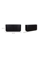 Contract furniture - Black Acacia 4-Door Sideboard - www.oroatrade.com
