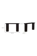 Contract furniture - Black Acacia Console Table - www.oroatrade.com