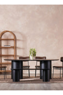 Black Acacia Wood Bench | Novi Living Povera | Oroa.com