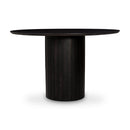 Black Acacia Round Dining Table | Novi Living Povera