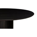 Black Acacia Round Dining Table | Novi Living Povera