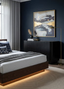 Contract furniture - Black Acacia 6-Drawer Dresser - www.oroatrade.com