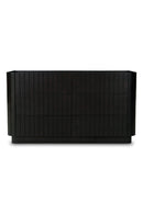 Contract furniture - Black Acacia 6-Drawer Dresser - www.oroatrade.com