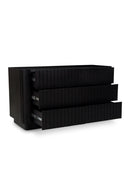 Contract furniture - Black Acacia 6-Drawer Dresser - www.oroatrade.com