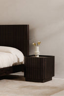 Hospitality furniture - Black Acacia 2-Drawer Nightstand - www.oroatrade.com