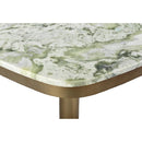 Green Onyx Marble Coffee Table | Novi Living Celeste