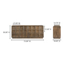 4-Door Mango Wood Sideboard | Novi Living Bowen