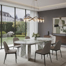 Hospitality furniture - Green Onyx Marble Dining Table - www.oroatrade.com