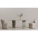 Hospitality furniture - Green Onyx Marble Dining Table - www.oroatrade.com