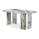 Hospitality furniture - Green Onyx Marble Dining Table - www.oroatrade.com