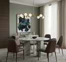 Hospitality furniture - Green Onyx Marble Dining Table - www.oroatrade.com