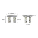 Hospitality furniture - Green Onyx Marble Dining Table - www.oroatrade.com
