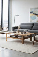 Contract furniture - Sandblasted Mango Wood Coffee Table - www.oroatrade.com