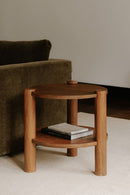 Contract furniture - Vintage Mango Wood Accent Table - www.oroatrade.com