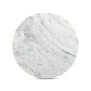 Round Gray Marble Accent Table | Novi Living Evelyn