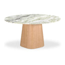 Round Onyx Marble Dining Table | Novi Living Evelyn