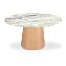 Round Onyx Marble Dining Table | Novi Living Evelyn