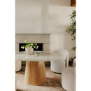 Round Onyx Marble Dining Table | Novi Living Evelyn