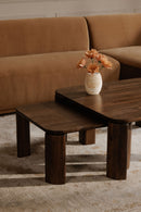 Contract furniture - Brown Wooden Nesting Coffee Tables (2) - www.oroatrade.com