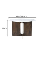 Hospitality furniture - Cross-Base Round Dining Table - www.oroatrade.com