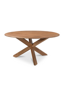 Vintage Brown Wooden Dining Table | Novi Living Wesley | Oroa.com