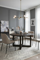 Oak Round Dining Table | Novi Living Joel