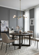 Oak Round Dining Table | Novi Living Joel | Oroa.com