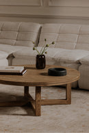 Oak Round Coffee Table | Novi Living Joel | Oroa.com