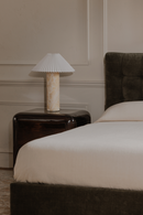 2-Drawer Brown Acacia Nightstand | Novi Living Rory | Oroatrade.com