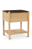 Marble Top 1-Drawer Nightstand | Novi Living Elio | Oroatrade.com
