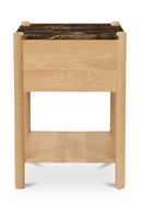 Marble Top 1-Drawer Nightstand | Novi Living Elio | Oroatrade.com