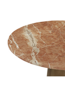 Round Marble Pedestal Coffee Table | Novi Living Sage | Oroa.com