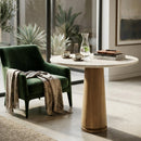 Hospitality furniture - Round Marble Pedestal Coffee Table - www.oroatrade.com
