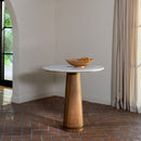 Hospitality furniture - Round Marble Pedestal Coffee Table - www.oroatrade.com