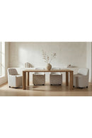 Minimalist Rectangular Dining Table | Novi Living Segment | Oroatrade.com