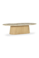 Wood Base Marble Coffee Table | Novi Living Carly | Oroatrade.com