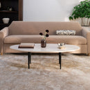 Beige Marble Coffee Table | Novi Living Winona