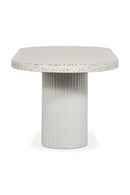 White Terrazzo Outdoor Dining Table | Novi Living Lyon | Oroa.com