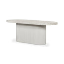 Hospitality furniture - White Terrazzo Outdoor Dining Table - www.oroatrade.com