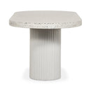 Hospitality furniture - White Terrazzo Outdoor Dining Table - www.oroatrade.com