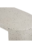 White Terrazzo Outdoor Bench | Novi Living Lyon | Oroa.com